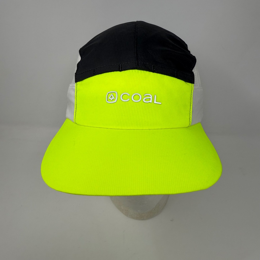 Coal Headwear Neon Yellow Black White Mesh Running Cap Hat‎
